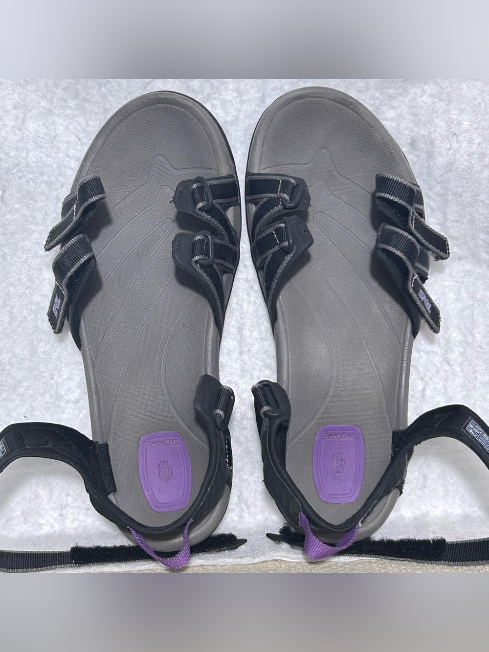 Teva Womens Black Tirra Strap Athletic Sports Hiking Sandals Shoes SZ US 7.5 - Picture 5 of 11